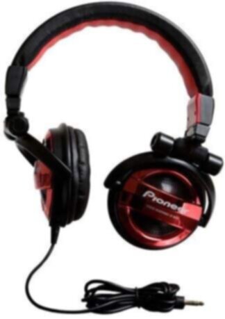 PIONEER | Fully-Enclosed Foldable Dynamic Headphones  Red  | SE-MJ551-R