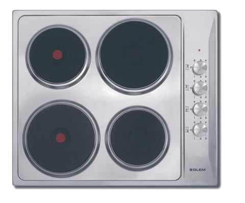 GLEM GAS | Built-In 4 Hot Plate Hobs 60 Cm | GTL640IX