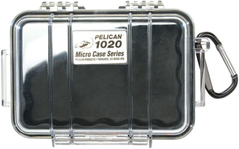 PELICAN | Micro Case Clear Black/Blue/Red | 1020-025-100