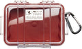 PELICAN | Micro Case Clear Black/Blue/Red | 1020-025-100