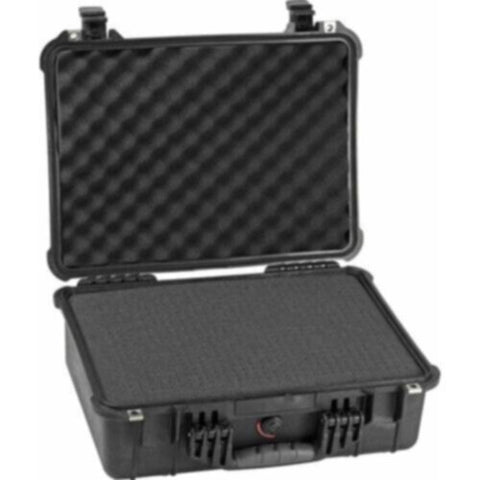 PELICAN | Protector Case with Pick & Pluck Foam Black/ Desert Tan | 1520-000-110