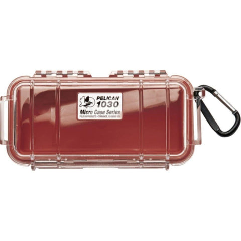 PELICAN | Micro Case with Clear Lid Black/ Blue/ Red | 1030-025-100