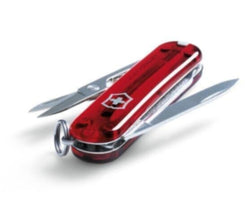 VICTORINOX | Swiss Army Knives | Signature in Leather Pouch 7 Function Multi Utility Swiss Knife | 0.6225