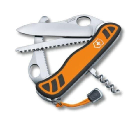 VICTORINOX | Swiss Army Knives Hunter XT Grip Knife Orange/Black 111 MM | 0.8341.MC9