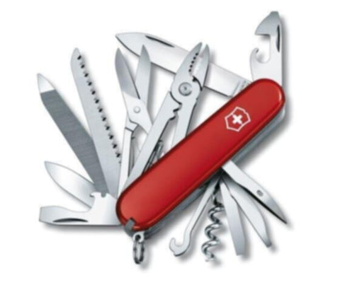 VICTORINOX | Swiss Army Knives Handyman 24 Function Multi Utility Swiss Knife Red | 1.3773