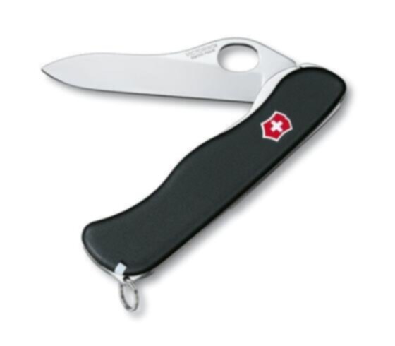 VICTORINOX | Swiss Army Knives Pocket Knife Sentinel One Hand Black | 0.8413.M3