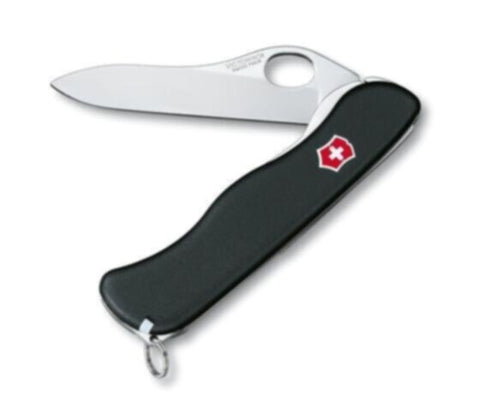 VICTORINOX | Swiss Army Knives Pocket Knife Sentinel One Hand Black | 0.8416.M3