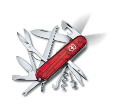 VICTORINOX | Swiss Army Knives Huntsman Lite 21 Function Multi Utility Swiss Knife Red | 1.7915.T