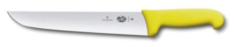 VICTORINOX | Cutlery Slaughter And Bank Knife 28cm Straight Yellow | 5.5208.28