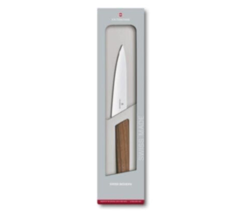 VICTORINOX | Cutlery Swiss Modern Slim and Pointed Kitchen Knife Wood Handle | 6.9010.15G