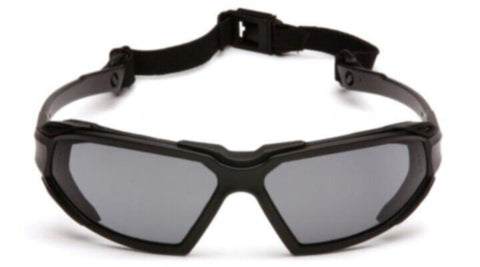 PYRAMEX | Highlander Safety Goggles Black Frame w/Grey Anti-Fog Lens 35 g | SBB5020DT