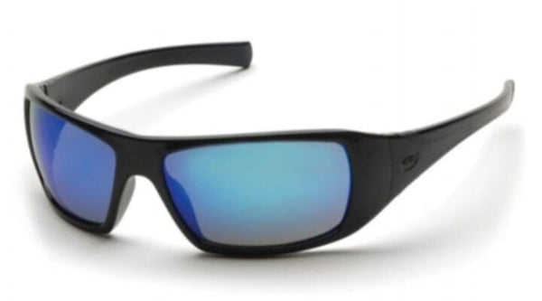 PYRAMEX | Goliath Safety Goggles Ice Blue Mirror Lens with Black Frame 35g | SB5665D