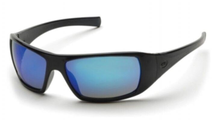 PYRAMEX | Goliath Safety Goggles Ice Blue Mirror Lens with Black Frame 35g | SB5665D