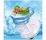 FN- 2 in 1 Ultrasonic Turbo Washing Machine Portable Washer and Rotary Mini Washing Machine - White | JPJ2270
