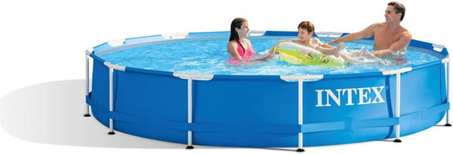 INTEX | Metal Frame Pool Set (W/220-240V Filter Pump) Ages 6+ | 42128212