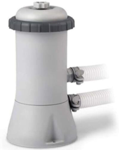 INTEX | 1000 Gallons Cartridge Filter Pump (220-240 Volt) 1000 Gal./Hr | 42128638