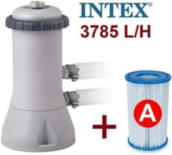 INTEX | 1000 Gallons Cartridge Filter Pump (220-240 Volt) 1000 Gal./Hr | 42128638