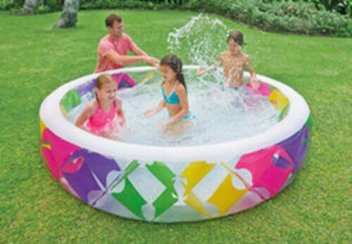 INTEX | Swim Center Pinwheel Pool  Ages 6+ | 42156494
