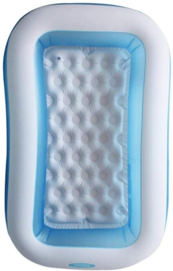 INTEX | Rectangular Baby Pool 65.5" Lx39.5"Wx11"H inches  Shelf Box  | Ages 2+ | 42157403