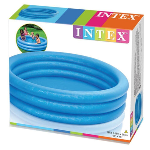 INTEX | Crystal Blue Pool 3-Ring Ages 2+ Shelf Box  | 42158446