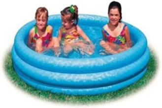 INTEX | Crystal Blue Pool 3-Ring Ages 2+ Shelf Box  | 42158446