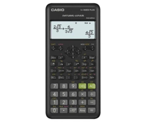 CASIO | Scientific Calculator 95g  Black | FX-350ESPLUS-2WDTV