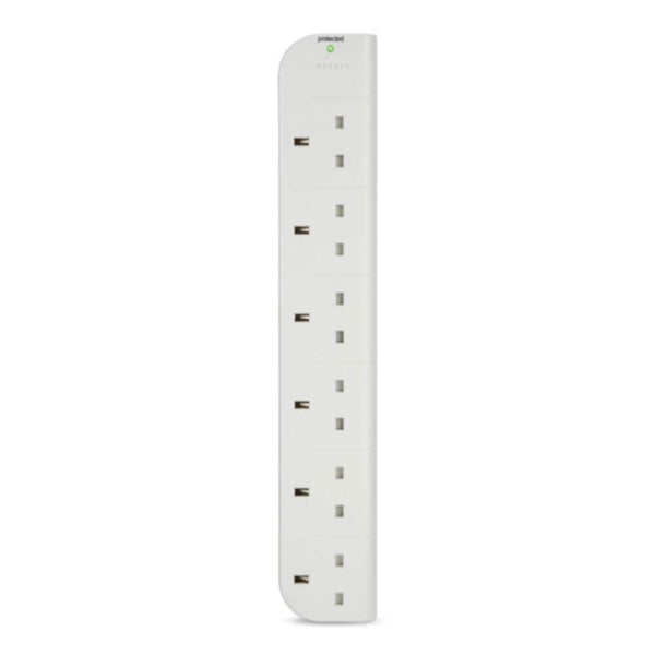 BELKIN | 6 Outlet Surge Protector 3m White 589.6 g | F9E600UK3M