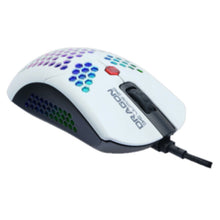 DRAGONWAR | Ultra-Light Honeycomb RGB Gaming Mouse 12000 DPI White | ELE-G25-WH