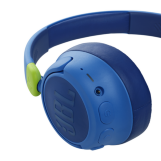 JBL | JR 460NC Wireless Over-ear Noise Cancelling Kids Headphones - Blue