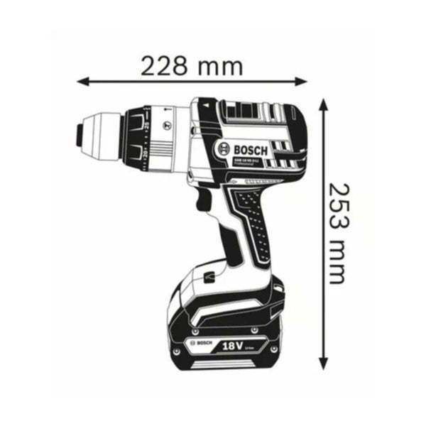 BOSCH | Professional Cordless Impact Drill Professional | GSB 18 VE- 2-LI