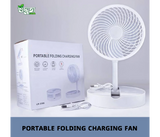 Portable Folding Rechargeable Fan with Light - LR-2200 | JPO6627