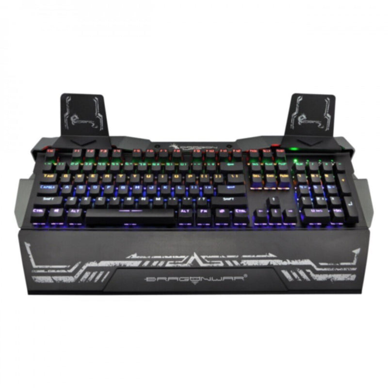 DRAGONWAR | Gaming Keyboard Steel Wing Optical Switch with RGB Black | GK-010
