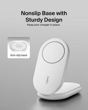 BELKIN | Fast Charge 2 In 1 Magnetic Foldable Qi2 Charger 15W White  | TE0221624