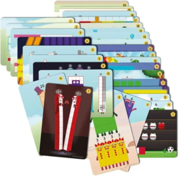 LEARNING RESOURCES UK| Mathlink Cubes Numberblocks 11-20 Activity Set (3+ Years) | LSP0950-UK