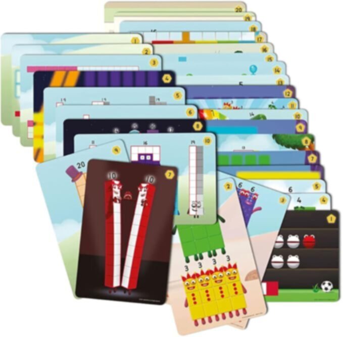 LEARNING RESOURCES UK| Mathlink Cubes Numberblocks 11-20 Activity Set (3+ Years) | LSP0950-UK