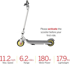 SEGWAY | ZING C8 Ninebot Ekickscooter Foldable Electric Scooter for 6-12 Years  | S22AA00001224