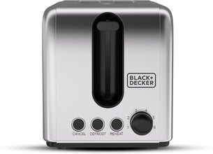 BLACK+DECKER | Two Slice Stainless Steel Toaster 1050W | ET244-B5