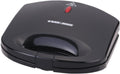 BLACK + DECKER | 2 Slice Non-Stick Sandwich Maker Black 600W |  TS1000-B5