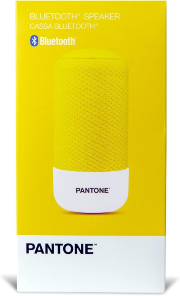 PANTONE | Cassa Bluetooth Speaker 8 Hour Battery 3.5mm Jack 5W Yellow | PT-BS001Y