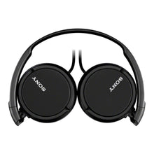 SONY | Wired On-Ear Headphones with tangle free cable, 3.5mm Jack, Headset with Mic | MDR-ZX110AP-BLACK