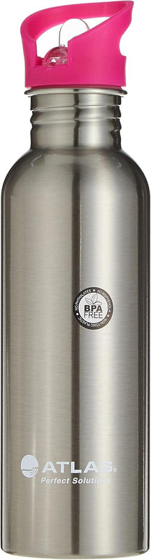 ATLAS | Water Bottle Sipper S.Steel Pink 0.75 Ltrs | AS-WB0687-PK
