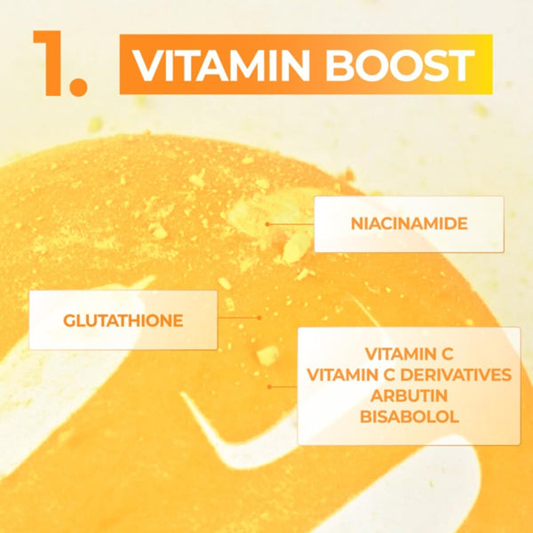 Numbuzin | No.5 Vitamin Spotlight Sheet Mask (4Ea - Pack Of 4)