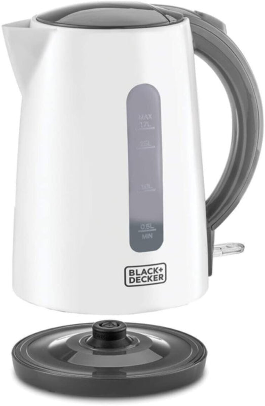 BLACK + DECKER | Concealed Coil Kettle White 1.7 litres | JC70-B5