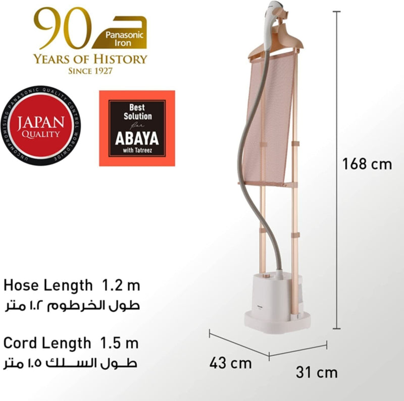 PANASONIC | Garment Steamer 2140W 2.0L Pink | NI GWE 080
