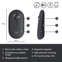 LOGITECH | Pebble Wireless Mouse Graphite | M350