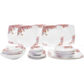 ROYALFORD | 27Pcs Opal Ware Square Dinner Set | RF9756