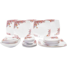 ROYALFORD | 27Pcs Opal Ware Square Dinner Set | RF9756