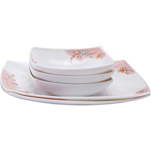 ROYALFORD | 27Pcs Opal Ware Square Dinner Set | RF9756