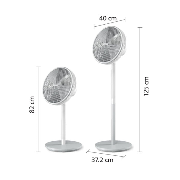 PHILIPS | 2000 Series 48W Standventilator Pedestal Fan White | CX2550/00