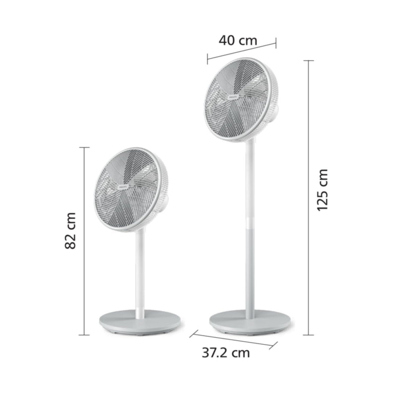 PHILIPS | 2000 Series 48W Standventilator Pedestal Fan White | CX2550/00
